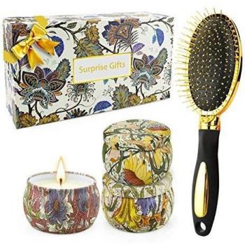Velas Perfumadas de Regalo,Regalos Originales para Mujer,Velas Aromaticas para Decoración, Baño, Yoga, SPA, Regalos San Valentin, Aniversario, Navidad