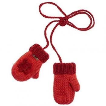Noppies Kids G Mittens Lyn loop - Guantes para niñas, color medium pink c101, talla Talla única