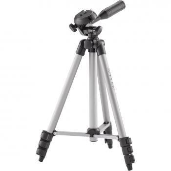 CULLMANN - 52100 - Trípode Alpha 1000, Altura Extensible hasta 106 cm, Cabeza de 3 Vías, Capacidad Máxima de Carga 1 kg, Peso del Producto 480 g, Color Plata