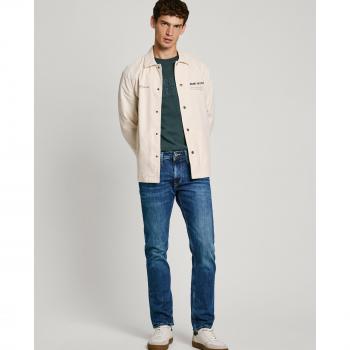 Jeans de Hombre Pepe Jeans Cash Fit Regular Efecto Desgastado Azul 32/36