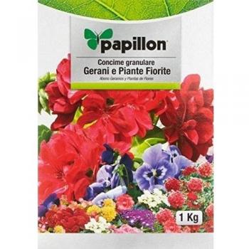 PAPILLON Abono Grano Geranios y Flores 1 Kg