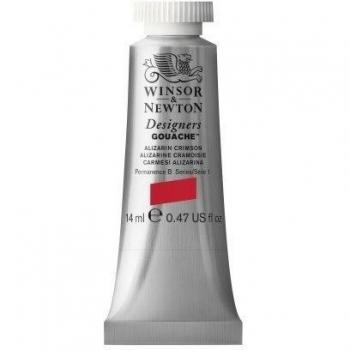 14ml Winsor & Newton 0605004 Dise-adores Gouache color carmes- alizarina