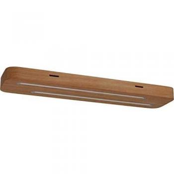 Lámpara de Techo LED Neele con Madera de Roble, 2 Focos, Módulo LED Integrado, Producto Natural y Sostenible