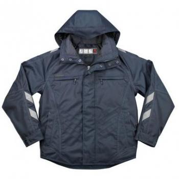 Chaqueta de Invierno Unisex Mascot Frankfurt Talla L, Negro-Azul