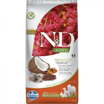 Farmina N&D Quinoa Piel y Pelaje Adulto con arenque y cúrcuma