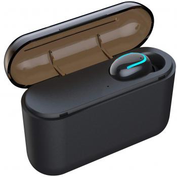 Auking Auriculares Bluetooth V5.0 Auriculares Inalámbricos Bluetooth Mini Twins Estéreo In-Ear con Caja de Carga Portátil Y Micrófono Integrado para iPhone y Android
