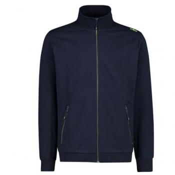 CMP Full Zip Sweatshirt 31D307 Blue/Acid Green for Men