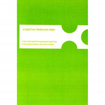 La Lingua Franca. Consideracions Crítiques: Consideracions crítiques: traducció del document Proves documentals de la Lingua franca de Christian Foltys: 1