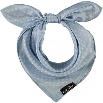 FRAAS Pañuelo para el cuello de mujer de lunares - Tamaño 53 x 53 cm - Seda de tela de níquel - Pañuelo de seda para señoras con estampado de lunares - Pañuelo bandana perfecto para el verano