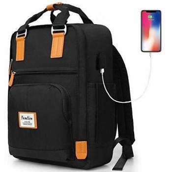 YAMTION Mochila Portátil Mujer Mochilas Escolares Juveniles Mochila Universidad Bolsa de Escuela Unisex para Mujeres y Hombres