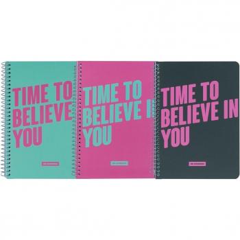 Mr. Wonderful Set de 3 Cuadernos A4 - Time to Believe in You Papelería 28x3x22 cm