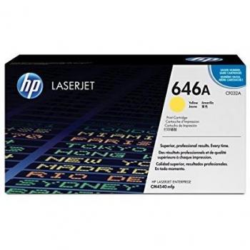 Tóner Original HP 646A Amarillo - Cartucho LaserJet CF032A (12,500 páginas)