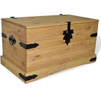 vidaXL Storage Chest Mexican Pine Corona Range 91x49.5x47 cm