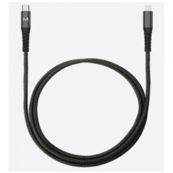 Mobilis 001343 - Cable de conector Lightning 1 m Negro