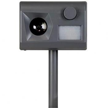 Repelente Electrónico para Jardín Ultrasónico 200 m² - Protector de Animales (Perros, Zorros y Gatos)