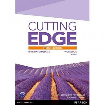 CUTTING EDGE 3RD EDITION UPPER INTERMEDIATE WORKBOOK WITH KEY - Libro de trabajo para estudiantes de nivel intermedio superior, incluye respuestas y clave
