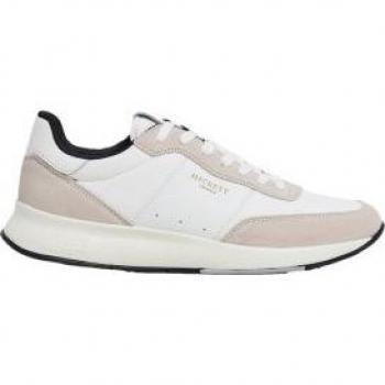 Hackett London Men's H Runner Trainers - White - Size UK 6