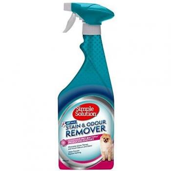 Simple Solution quitamanchas y olores para perros, brisa de primavera, 750ml