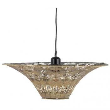 Lámpara de Techo Dorado Plateado Hierro 220-240 V 47,5 x 47,5 x 20,5 cm