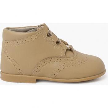 Zapato Inglés de Bebés Abotinados de Piel Pisamonas