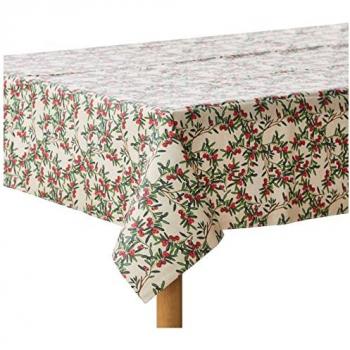 Mantel Navidad Antimanchas Resinado 300x140 cm Elegante Made By BL BELUM No traspasan Líquidos Made Spain