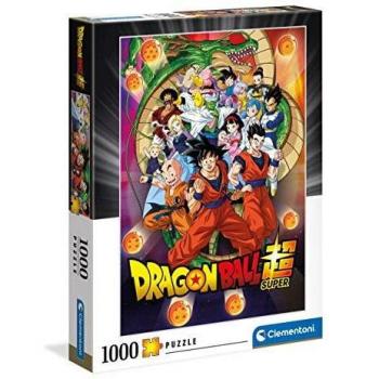 Puzzle Multicolor de 1000 Piezas con Diseño de Dragón, Clementoni Dragon Ball Super