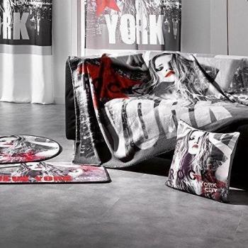 Douceur D'Intérieur  - 1604997, Manta , 130 X 160 Cm , Diva , Polar Estampado , Rojo