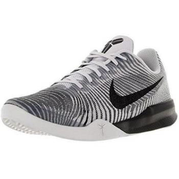 Nike KB Mentality II, Zapatillas de Baloncesto Para Hombre, Blanco / Negro / Gris