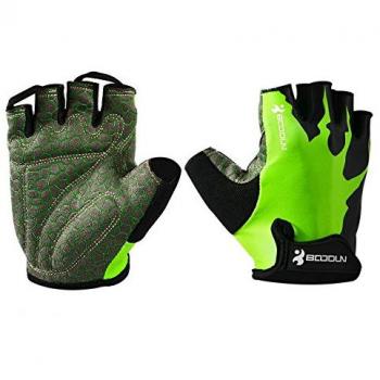 IKuaFly BOODUN Guantes Ciclismo Mtb, Guantes Bici Verano Respirable Reflectante Gel Almohadilla para Hombre