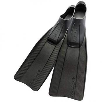 Cressi Clio Premium Aletas para Buceo, Snorkeling y Natación, Unisex, Negro, 37/38