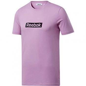 Reebok Te Linear Logo SS tee Camiseta, Hombre, jaspnk, L