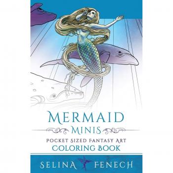 Miniaturas de Sirenas - Libro de Colorear de Arte Fantástico en Tamaño Pocket (Arte Fantástico por Selina)