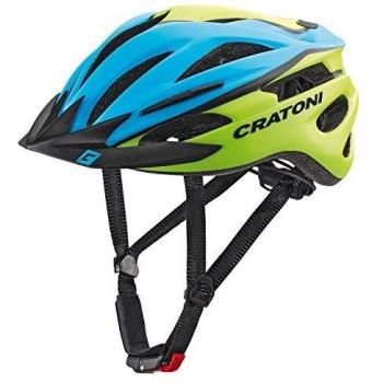 Cratoni Pacer Casco de Bicicleta, Unisex Adulto, Azul y Verde Mate, Extra-Small/Small