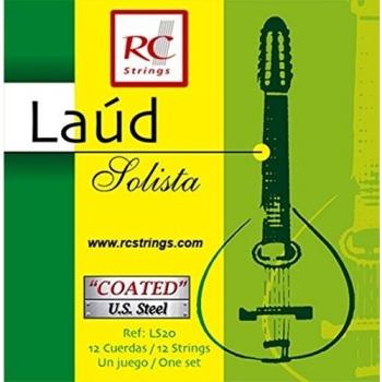 Royal Classsics LS20 - Cuerdas para laúd, botones plateados