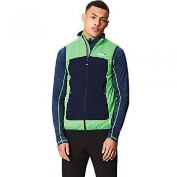 Regatta Lankin B/W - Forro Polar sin Mangas para Hombre, Fairwygn/NVY, FR: 3XL