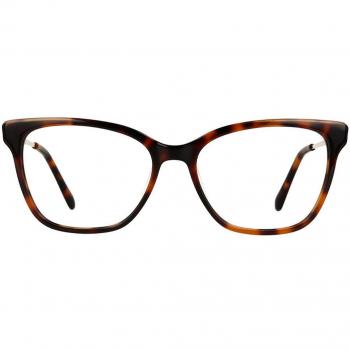 Gafas Recetadas Cuadrado Montuta Completa Plástico Tortoiseshell para Mujer - Gafas Anti-Azules - SmartBuy Collection