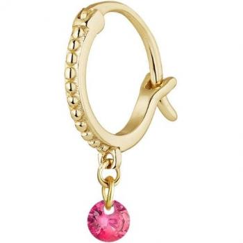 Ear Candy - Piercing aro Chic de plata bañado en oro 18k