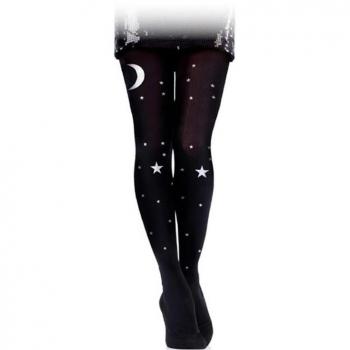 Panty de Bruja con luna y estrellas para adulto
