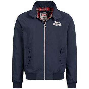 Chaqueta Lonsdale Clásica Azul Marino/Plateado para Hombre