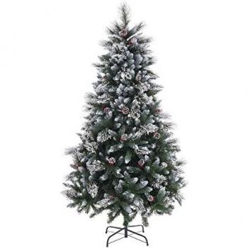 Ãrbol de Navidad Artificial con 723 Ramas Blanco y Verde de plÃ¡stico PVC de 180 cm - LOLAhome