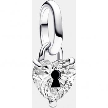 Charm Pandora ME de plata con Cerradura Corazón