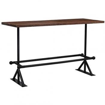 vidaXL Mesa Bar 180x70x107 cm Madera Reciclada Marrón Mesilla Mueble Auxiliar