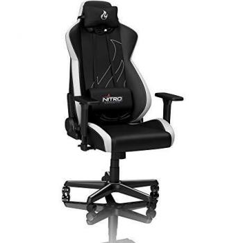Silla Gaming Nitro Concepts S300 EX - Blanco Radiante