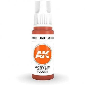 Pintura Acrílica Amaranth Roja 17ml - AK Interactive 3ra Generación