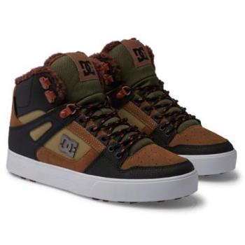 DC Shoes Zapatillas Pure High Top WC WNT, Botas de esquí para hombre, color marrón y verde, talla 40 EU