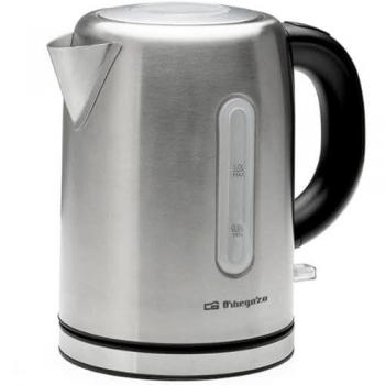 Hervidor de Agua Orbegozo KT 6023 - 2200W - Capacidad 1L - Acero Inoxidable - Base 360° - Filtro Extraíble