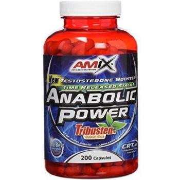 AMIX - Complemento Alimenticio - Anabolic Power Tribusten - 200 Cápsulas - Estimula la Testosterona - Aumenta la Masa Muscular - Complemento Deportivo con Tribulus Terrestris