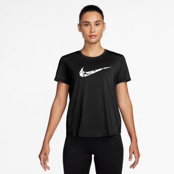 Camiseta de Running Nike para Mujer One Swoosh Negra Talla S