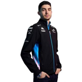 Alpine F1 Amdacy 2024 Tracksuit Jacket - Kappa Softshell (Black)