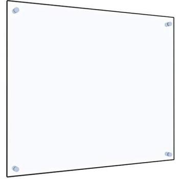 vidaXL Protector contra salpicaduras cocina vidrio templado 70x60 cm